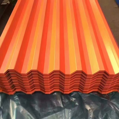 0,4 Mm 0,5 Mm 0,6 Mm Malowane proszkowo pokrycie dachowe z blachy aluminiowej 3003 3004 1220 mm