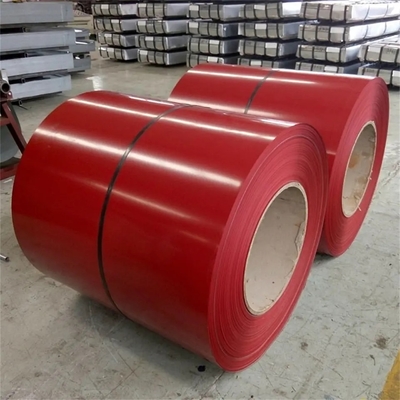 Gi Gl PPGL Prepainted Ral Color Galvalume Stalowe cewki 1250 mm 1500 mm Metalowa blacha dachowa